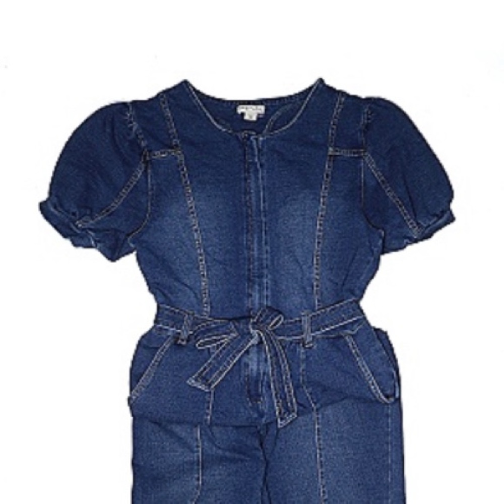 Habitual Girl Puff Sleeve Jumpsuit